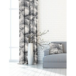 Závěsy do okna Bambus šedý