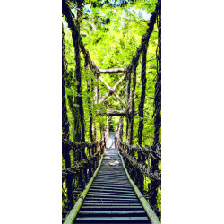 Fototapeta vliesová Forest bridge 90x202cm