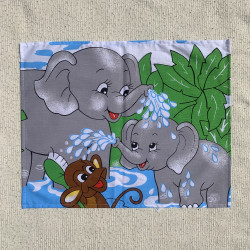 Dětské prostírání Sloni šedí