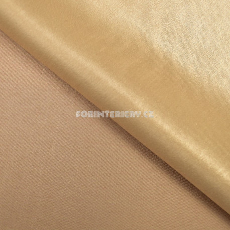 Hotové závěsy Malaga béžová 145 x 150 s našitou řasící páskou