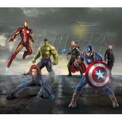Závěsy foto Avengers 180x160cm FCS XL 4330