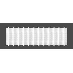 Řasící stuha na záclony a závěsy - bílá šířka 8cm - zbytek 3,1m