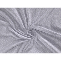 Saténové prostěradlo LUXURY COLLECTION 220x200cm ORIENT šedý