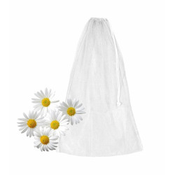 Síťka na praní záclon bílá 