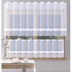 Záclona žakárová Emily vitrážka bílá š.90cm