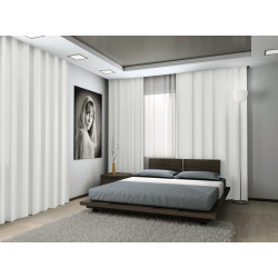 Blackout zatemňovací závěsy bílé rozměr šířka 145 x výška 250cm