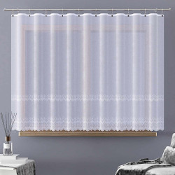 Hotová záclona Valentina bílá - na okno