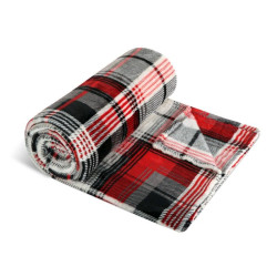 Přikrývka Kemping PLUS Červená,Šedá,Bílá