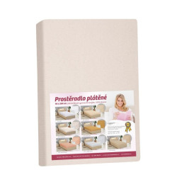 Prostěradlo plátěné Bílá káva