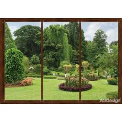 Fototapeta okna do zahrady 360 x 254 cm AG Design FTS 1314