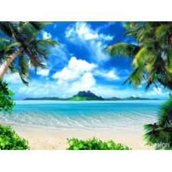 Fototapeta vliesová tropická pláž 360 x 270cm AG Design FTN XXL 1141